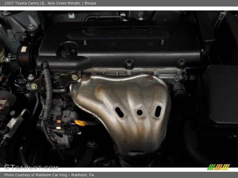 Aloe Green Metallic / Bisque 2007 Toyota Camry LE