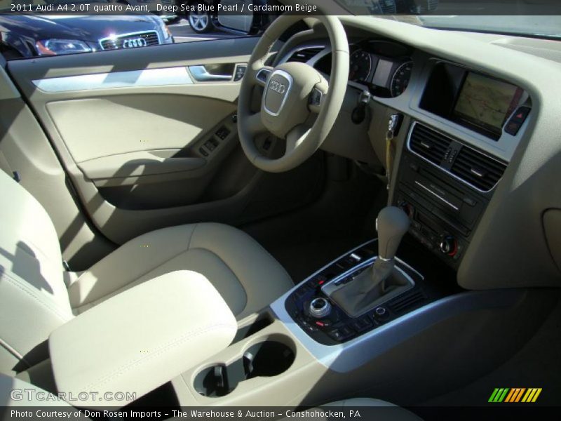 Deep Sea Blue Pearl / Cardamom Beige 2011 Audi A4 2.0T quattro Avant