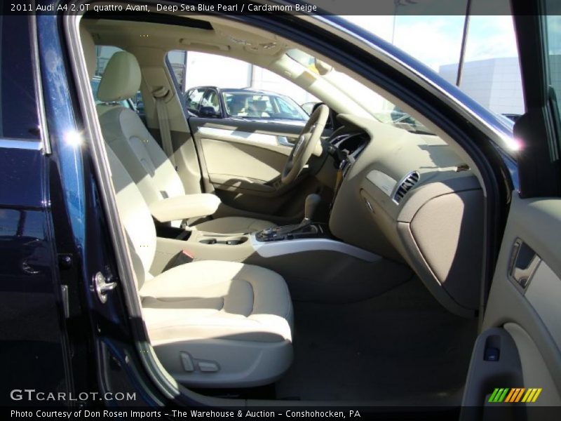Deep Sea Blue Pearl / Cardamom Beige 2011 Audi A4 2.0T quattro Avant