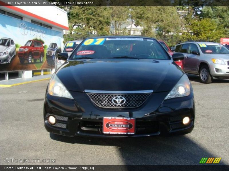 Black / Dark Stone 2007 Toyota Solara SE V6 Coupe