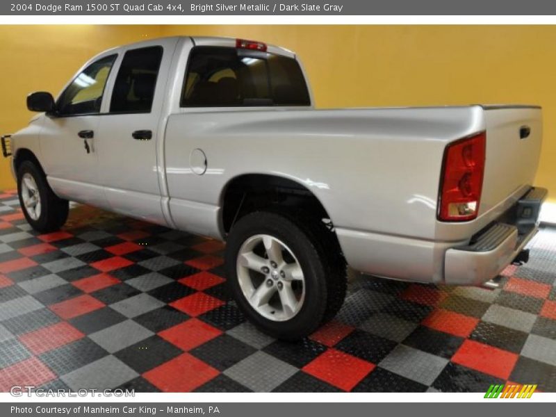 Bright Silver Metallic / Dark Slate Gray 2004 Dodge Ram 1500 ST Quad Cab 4x4