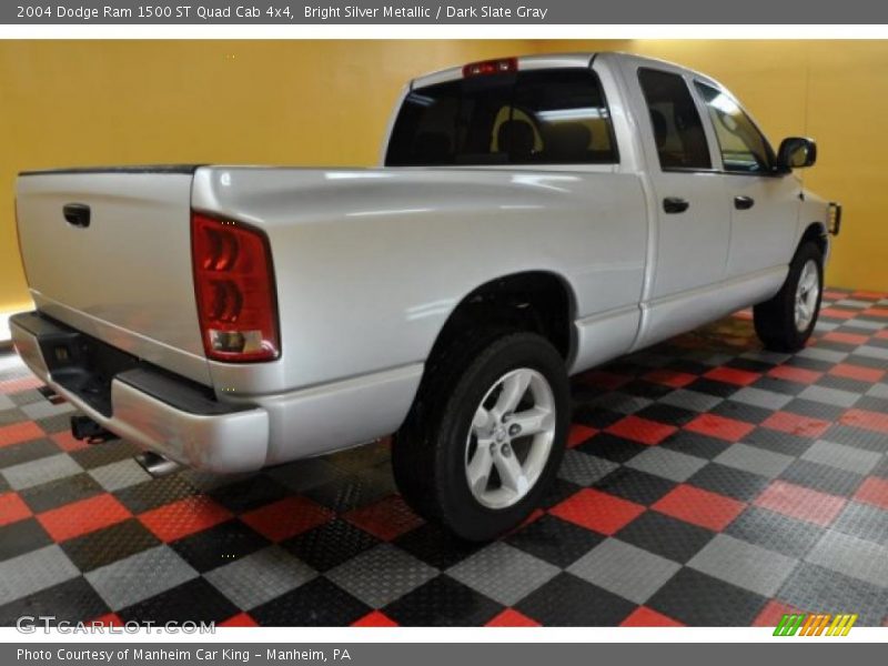 Bright Silver Metallic / Dark Slate Gray 2004 Dodge Ram 1500 ST Quad Cab 4x4
