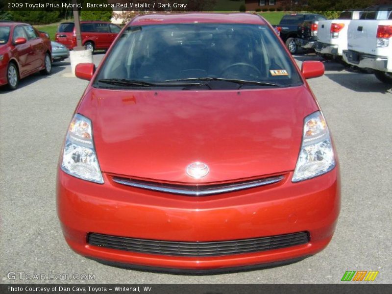 Barcelona Red Metallic / Dark Gray 2009 Toyota Prius Hybrid