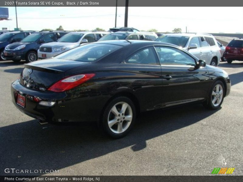 Black / Dark Stone 2007 Toyota Solara SE V6 Coupe