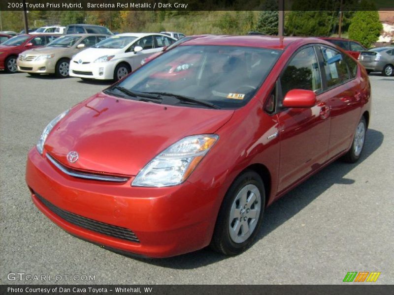 Barcelona Red Metallic / Dark Gray 2009 Toyota Prius Hybrid