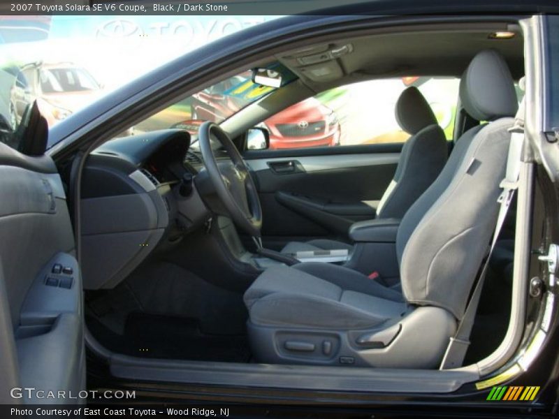 Black / Dark Stone 2007 Toyota Solara SE V6 Coupe