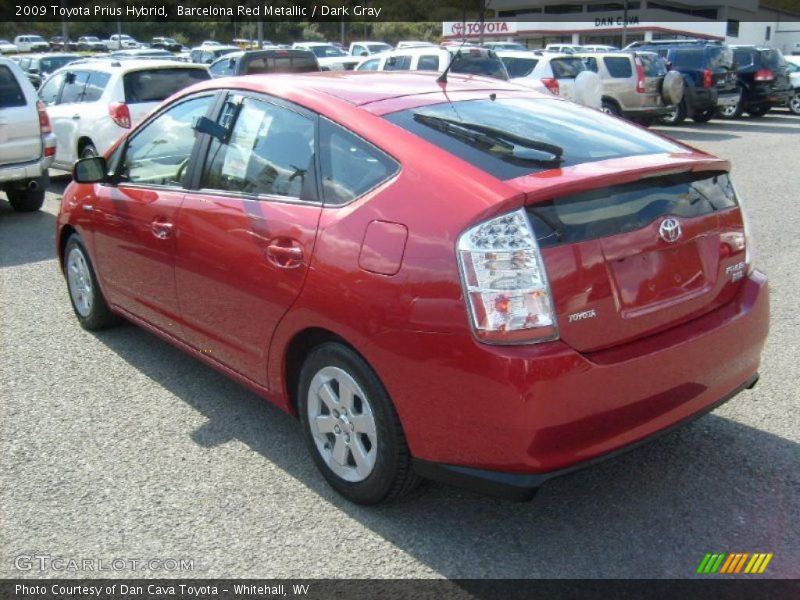 Barcelona Red Metallic / Dark Gray 2009 Toyota Prius Hybrid