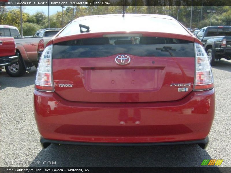 Barcelona Red Metallic / Dark Gray 2009 Toyota Prius Hybrid