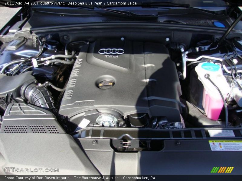  2011 A4 2.0T quattro Avant Engine - 2.0 Liter FSI Turbocharged DOHC 16-Valve VVT 4 Cylinder