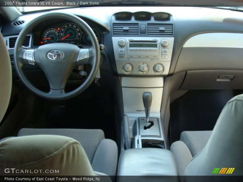 Black / Dark Stone 2007 Toyota Solara SE V6 Coupe