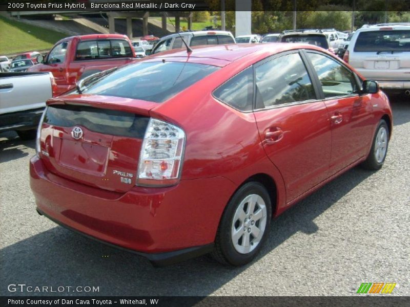 Barcelona Red Metallic / Dark Gray 2009 Toyota Prius Hybrid