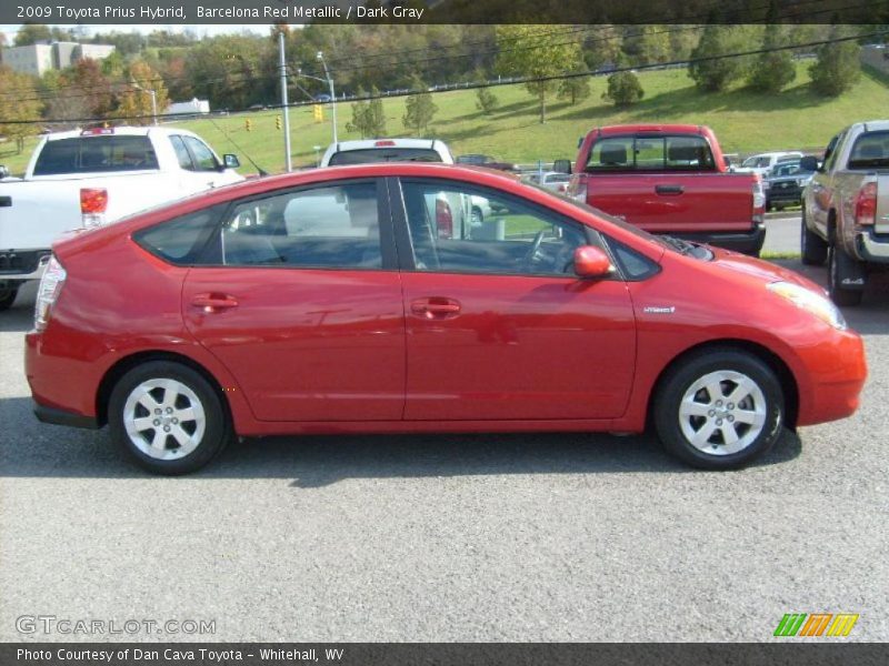 Barcelona Red Metallic / Dark Gray 2009 Toyota Prius Hybrid