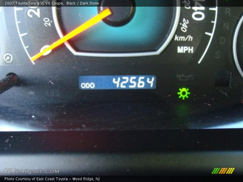 Black / Dark Stone 2007 Toyota Solara SE V6 Coupe