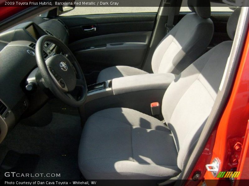 Barcelona Red Metallic / Dark Gray 2009 Toyota Prius Hybrid