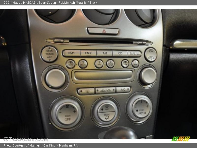 Pebble Ash Metallic / Black 2004 Mazda MAZDA6 s Sport Sedan