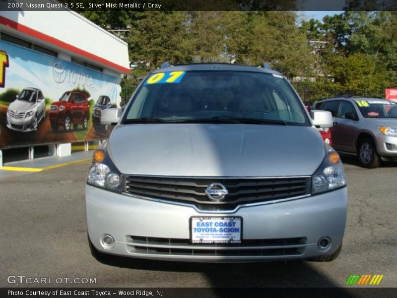 Silver Mist Metallic / Gray 2007 Nissan Quest 3.5 SE