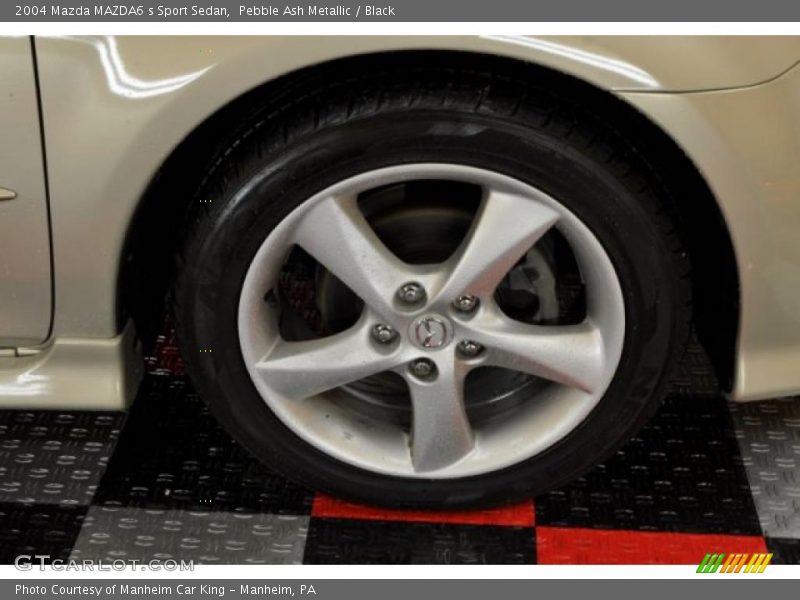 Pebble Ash Metallic / Black 2004 Mazda MAZDA6 s Sport Sedan