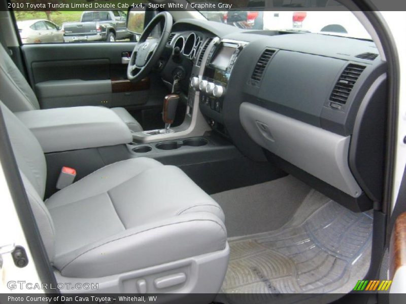  2010 Tundra Limited Double Cab 4x4 Graphite Gray Interior