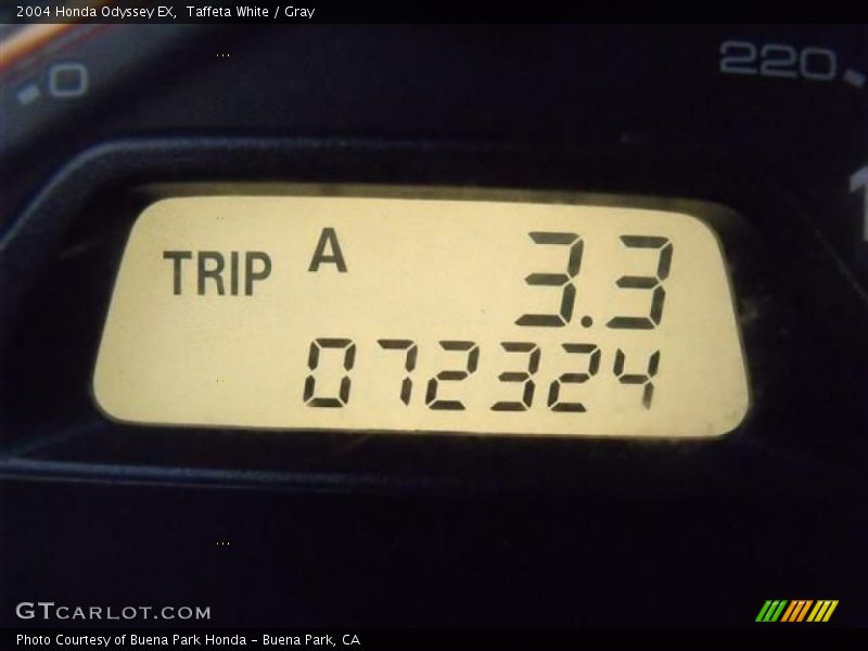 Taffeta White / Gray 2004 Honda Odyssey EX