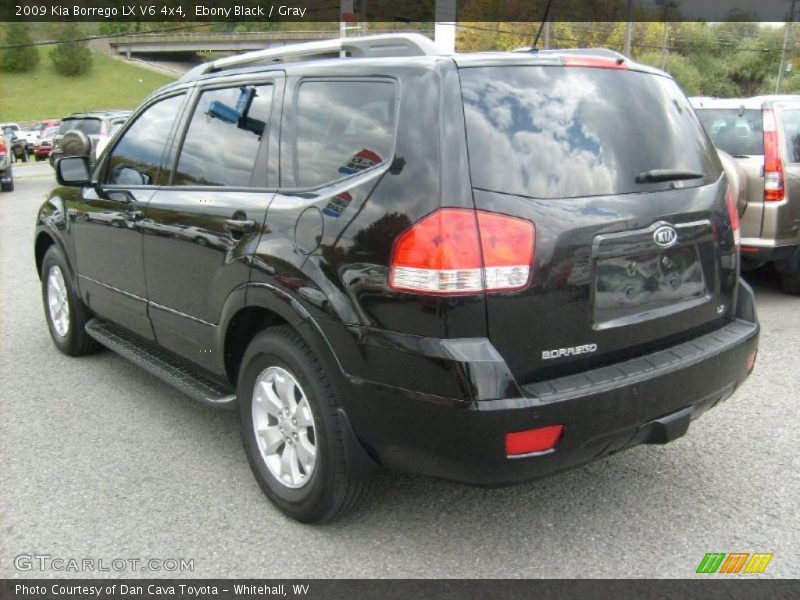 Ebony Black / Gray 2009 Kia Borrego LX V6 4x4