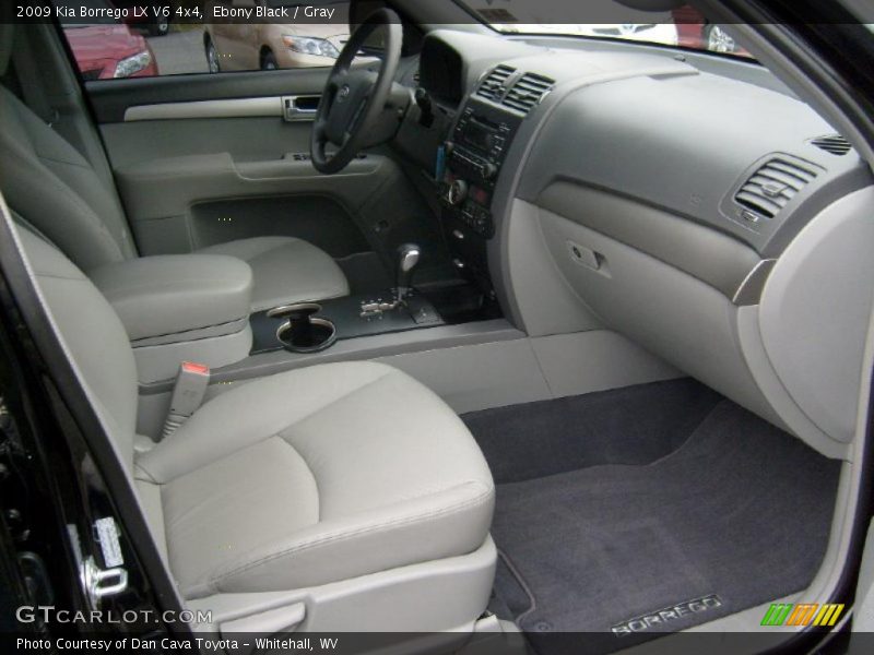 Ebony Black / Gray 2009 Kia Borrego LX V6 4x4