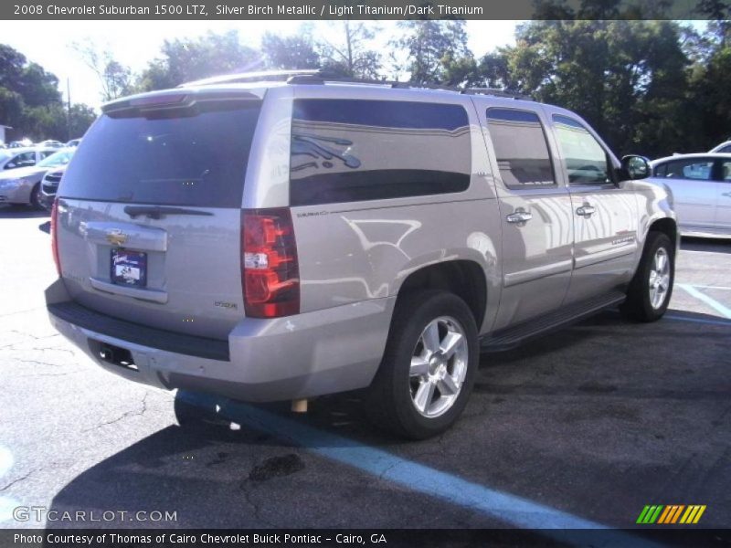Silver Birch Metallic / Light Titanium/Dark Titanium 2008 Chevrolet Suburban 1500 LTZ