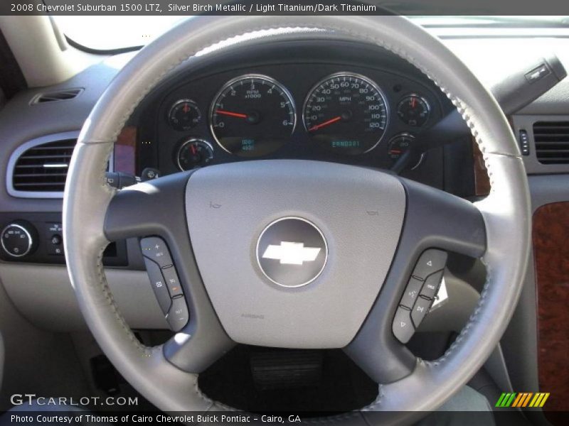 Silver Birch Metallic / Light Titanium/Dark Titanium 2008 Chevrolet Suburban 1500 LTZ