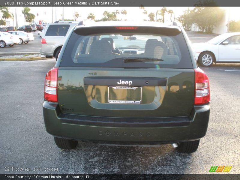 Jeep Green Metallic / Dark Slate Gray 2008 Jeep Compass Sport