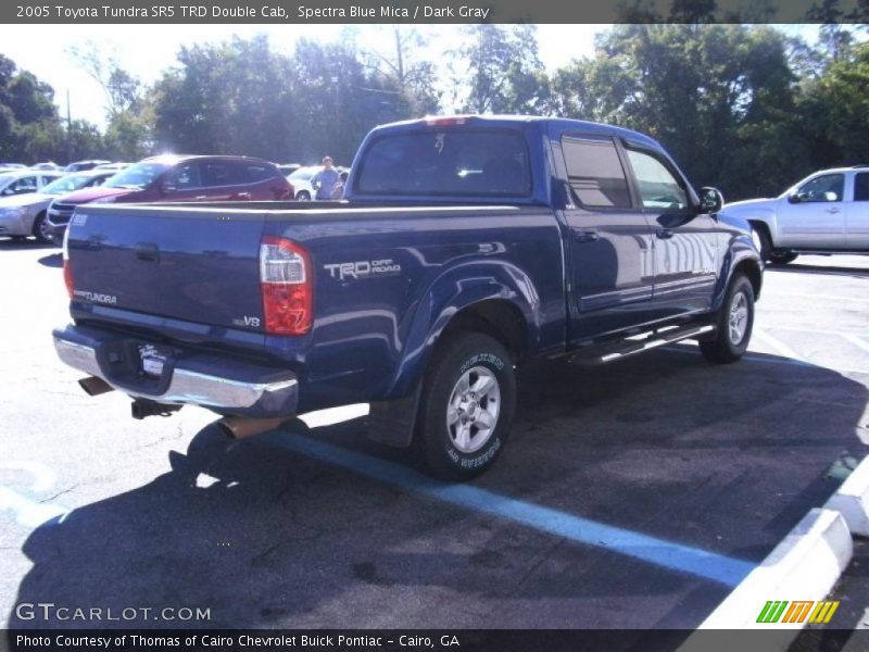 Spectra Blue Mica / Dark Gray 2005 Toyota Tundra SR5 TRD Double Cab