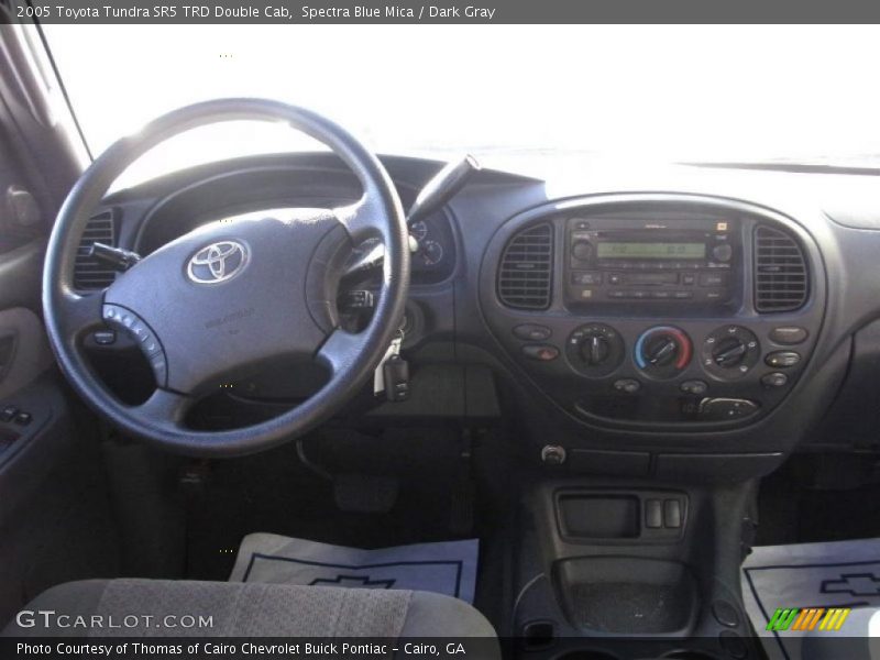 Spectra Blue Mica / Dark Gray 2005 Toyota Tundra SR5 TRD Double Cab