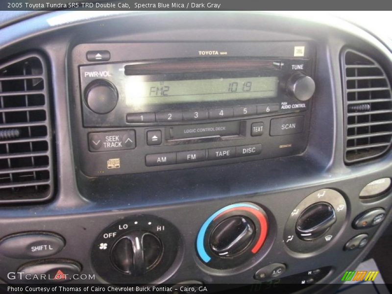 Spectra Blue Mica / Dark Gray 2005 Toyota Tundra SR5 TRD Double Cab