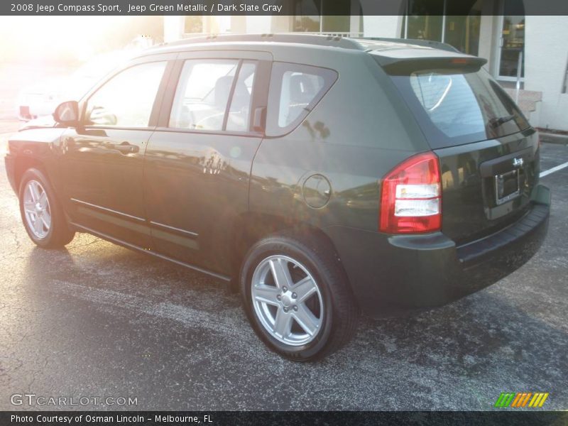 Jeep Green Metallic / Dark Slate Gray 2008 Jeep Compass Sport