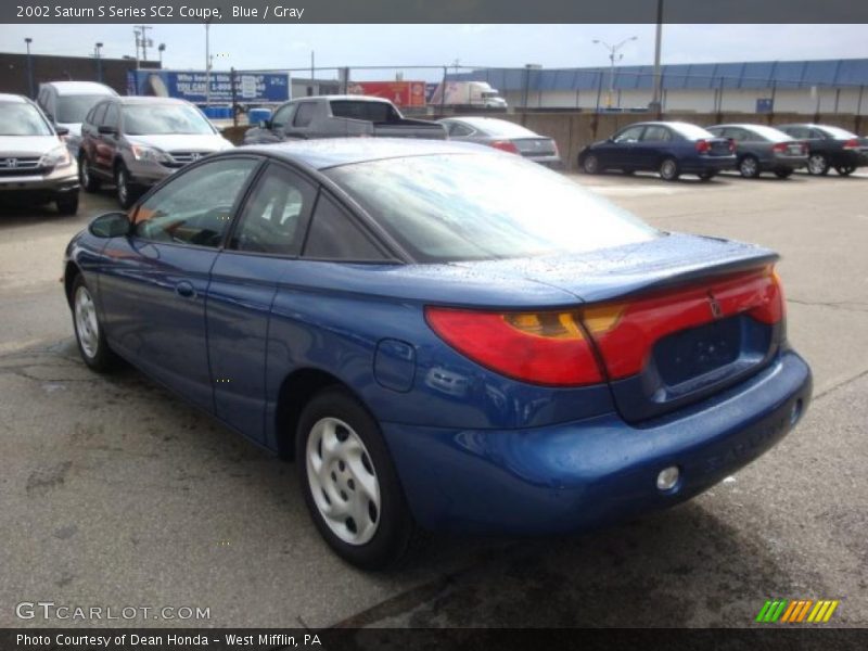 Blue / Gray 2002 Saturn S Series SC2 Coupe