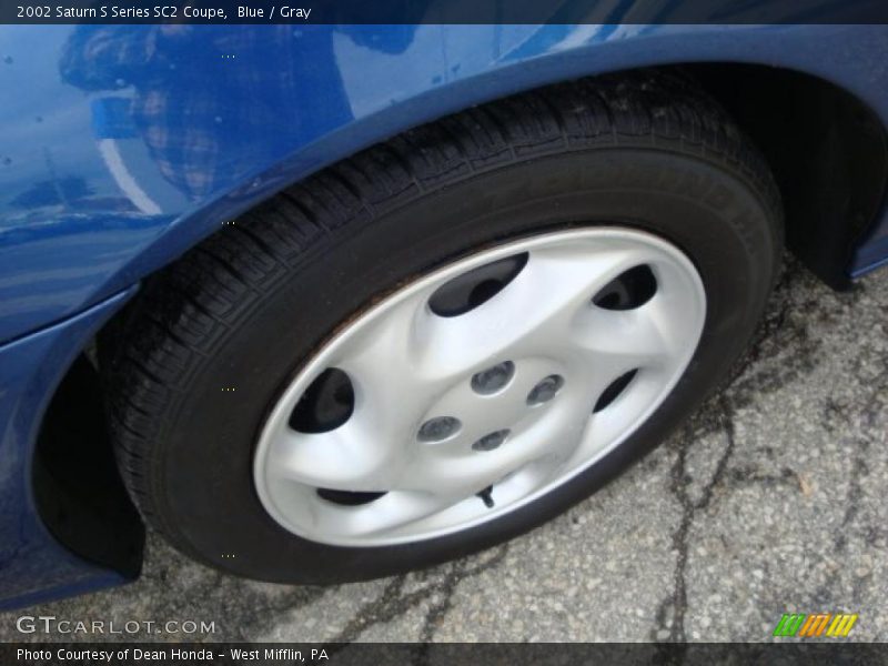 Blue / Gray 2002 Saturn S Series SC2 Coupe