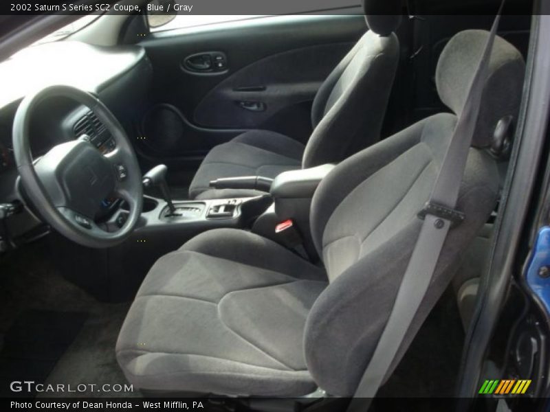 Blue / Gray 2002 Saturn S Series SC2 Coupe