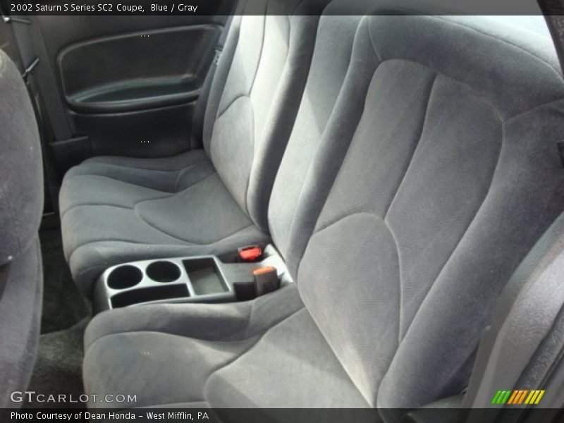 Blue / Gray 2002 Saturn S Series SC2 Coupe