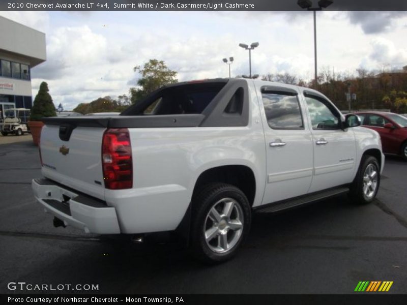 Summit White / Dark Cashmere/Light Cashmere 2010 Chevrolet Avalanche LT 4x4