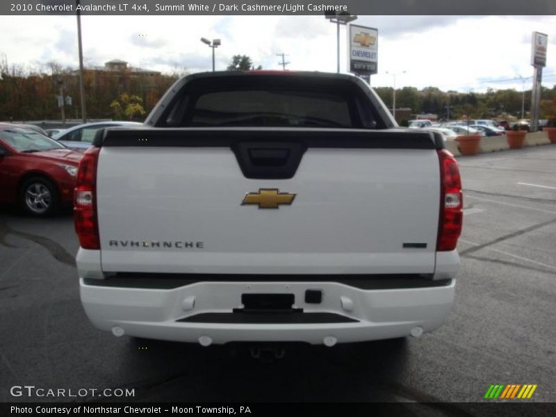 Summit White / Dark Cashmere/Light Cashmere 2010 Chevrolet Avalanche LT 4x4