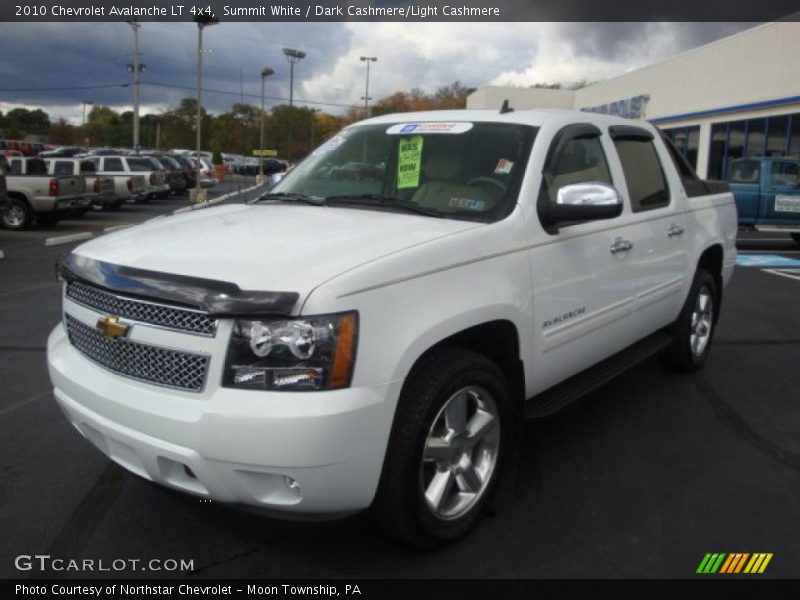 Summit White / Dark Cashmere/Light Cashmere 2010 Chevrolet Avalanche LT 4x4