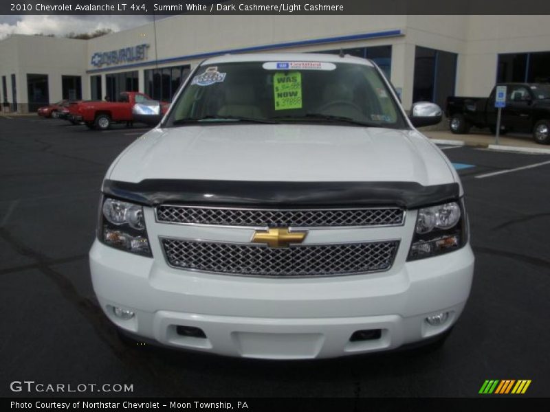 Summit White / Dark Cashmere/Light Cashmere 2010 Chevrolet Avalanche LT 4x4
