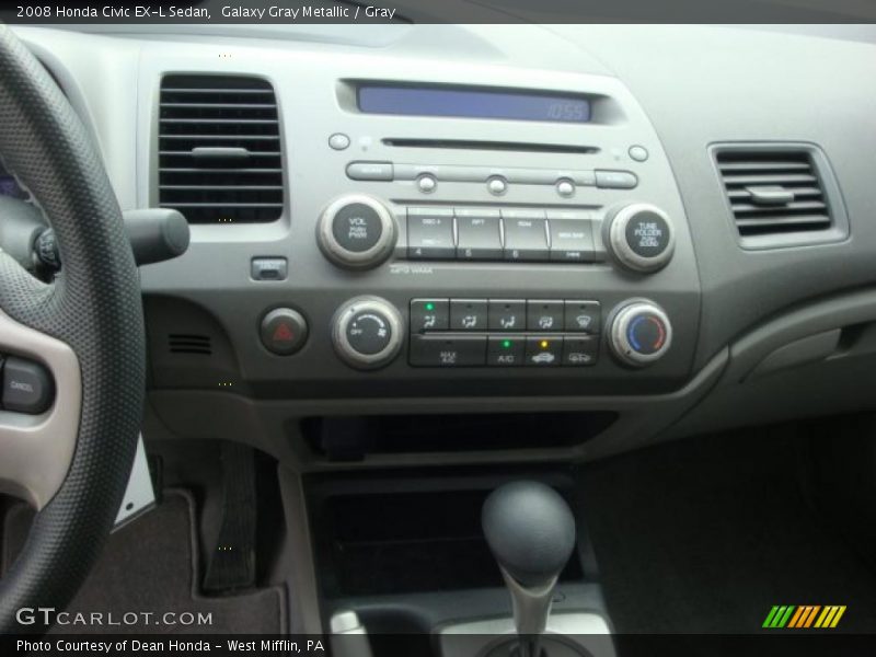 Galaxy Gray Metallic / Gray 2008 Honda Civic EX-L Sedan