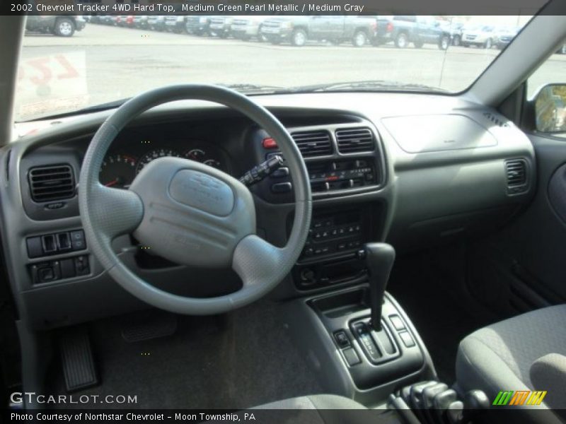 Dashboard of 2002 Tracker 4WD Hard Top