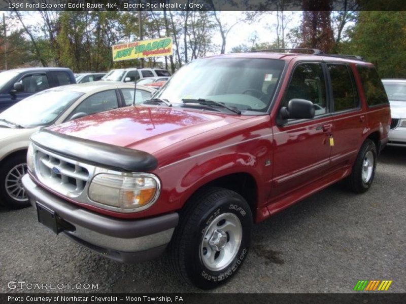Electric Red Metallic / Grey 1996 Ford Explorer Eddie Bauer 4x4