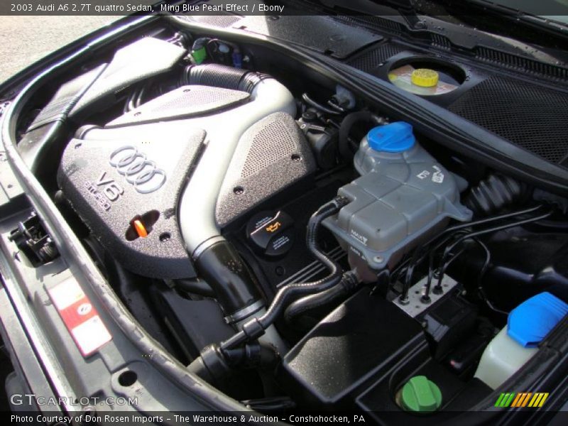  2003 A6 2.7T quattro Sedan Engine - 2.7 Liter Turbocharged DOHC 30-Valve V6