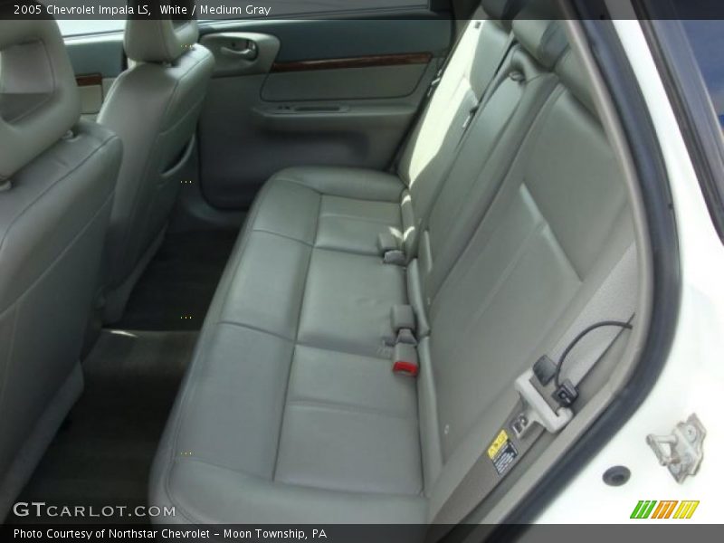 White / Medium Gray 2005 Chevrolet Impala LS