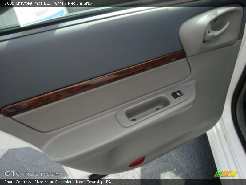 White / Medium Gray 2005 Chevrolet Impala LS