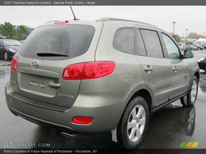 Natural Khaki Green / Beige 2007 Hyundai Santa Fe Limited