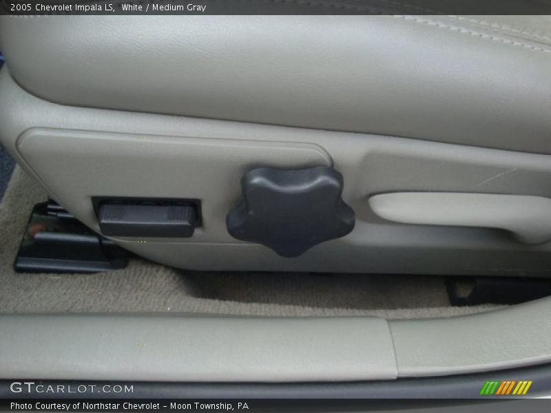 White / Medium Gray 2005 Chevrolet Impala LS