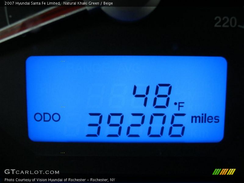 Natural Khaki Green / Beige 2007 Hyundai Santa Fe Limited