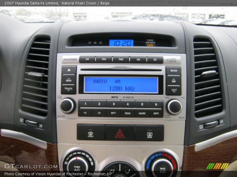 Natural Khaki Green / Beige 2007 Hyundai Santa Fe Limited